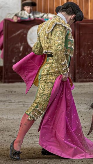 Traje de Luces Justo Algaba Oro y Verde
