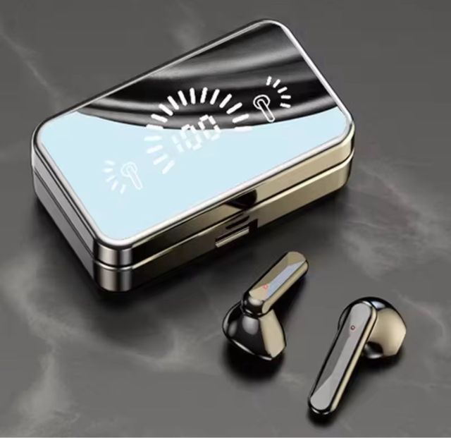 Auriculares Inalámbricos Dorados y Plateados