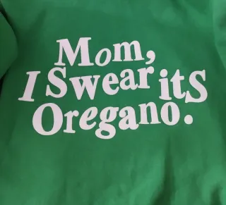 Sudadera Nude Project, dos usos, verde con mensaje