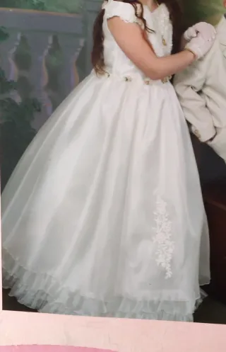 Traje de Comunión Blanco Niña