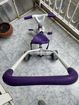 Triciclo infantil morado