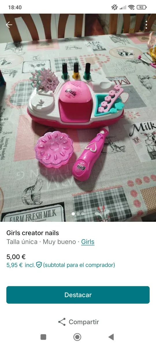 Set Pintauñas Niñas