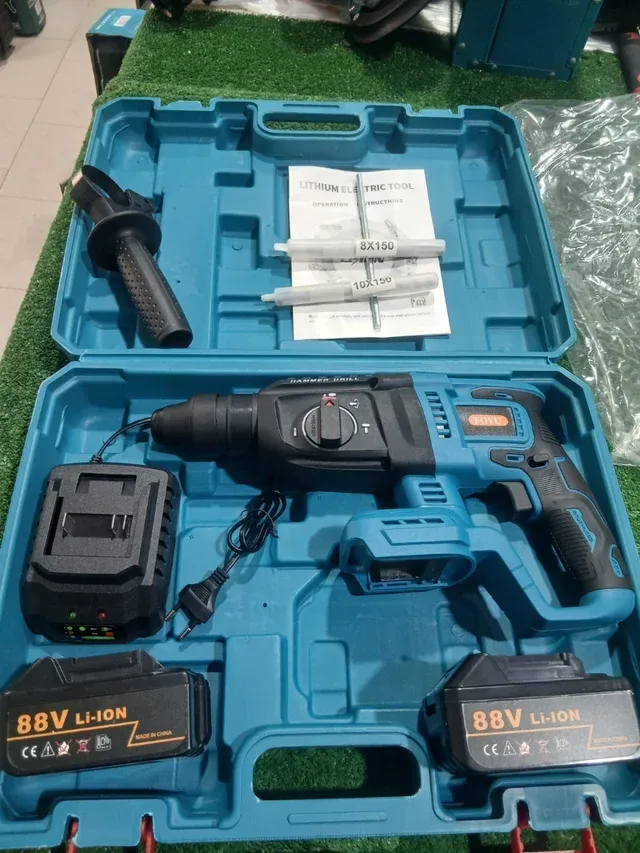 Tassellatore Trapano a Percussione 2 batterie 88V