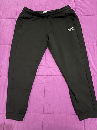 Pantalone tuta Emporio Armani EA7 nero