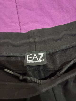 Pantalone tuta Emporio Armani EA7 nero