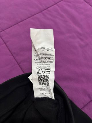 Pantalone tuta Emporio Armani EA7 nero