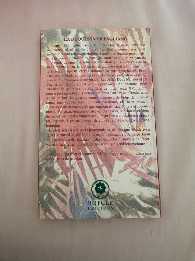 la duquessa de pagliano