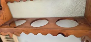 Mensola in pino per terracotta: piatti, vasi da fiori, ecc