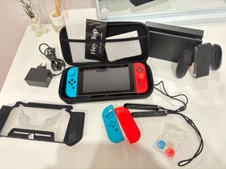 Nintendo Switch Azul/Rojo + Accesorios