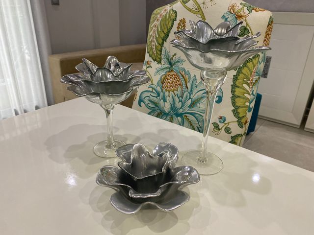 Muebles Comedor/Salón Blanco y Plata