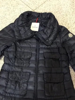 Piumino Moncler Lungo Donna Blu