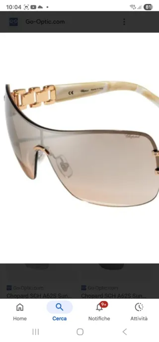 Occhiali da sole Chopard donna oro/bianco