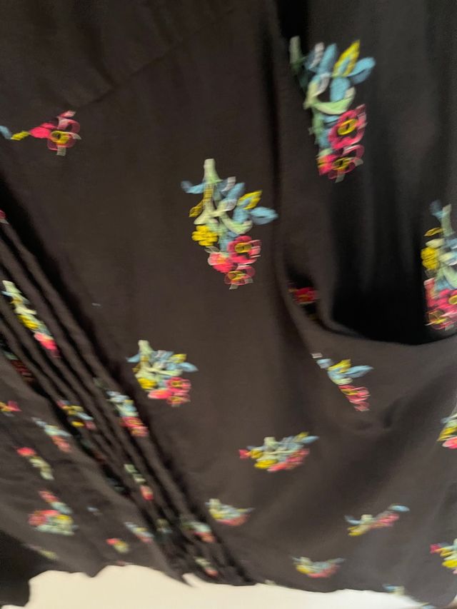 Vestido Zadig & Voltaire floral negro