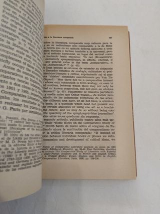 Introducción a la literatura comparada