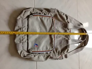 Borsa K-WAY Beige Multicolor Tracolla