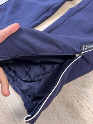 Puma Vintage Track Pants Navy Blue – Small