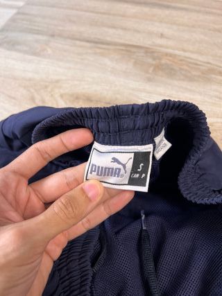 Puma Vintage Track Pants Navy Blue – Small