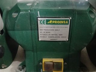 Esmeriladora de banco PROINSA. 