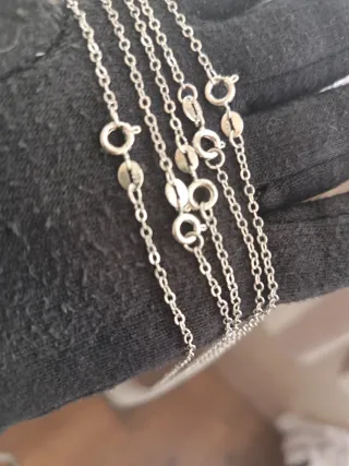 Cadenas finas plata 45 cm