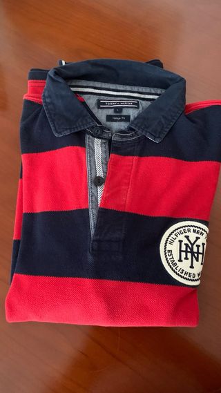 Polo Tommy Hilfiger Rayas Talla L