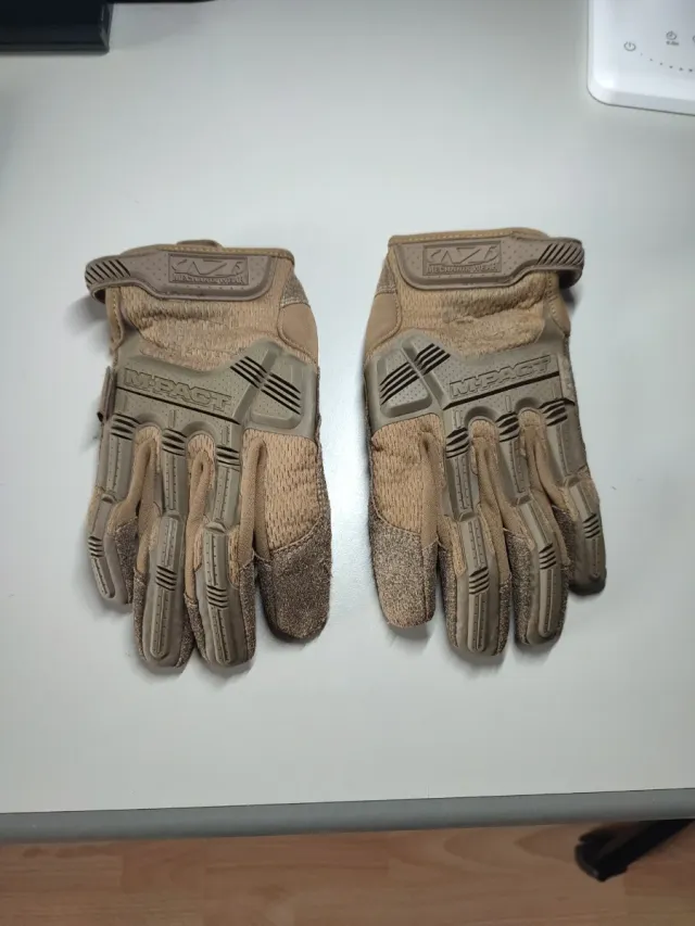 Guantes Mechanix M-Pact Beige Originales
