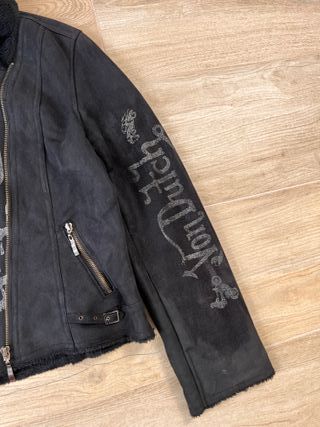 Von Dutch Originals Faux Shearling Moto Jacket 