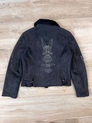Von Dutch Originals Faux Shearling Moto Jacket 