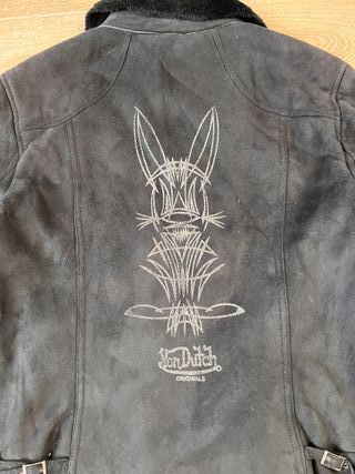 Von Dutch Originals Faux Shearling Moto Jacket 