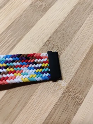 Cinturino nylon multicolor smartwatch donna 20mm