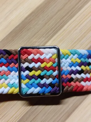 Cinturino nylon multicolor smartwatch donna 20mm