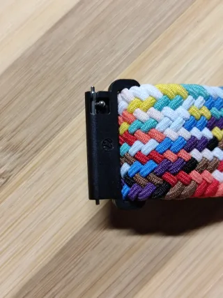 Cinturino nylon multicolor smartwatch donna 20mm