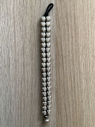 Pulsera Uno de 50 Plata y Negro