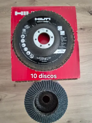 Lote de discos nuevos 125mm