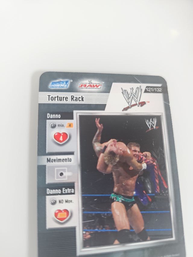 Carte WWE Torture Rack 121/132