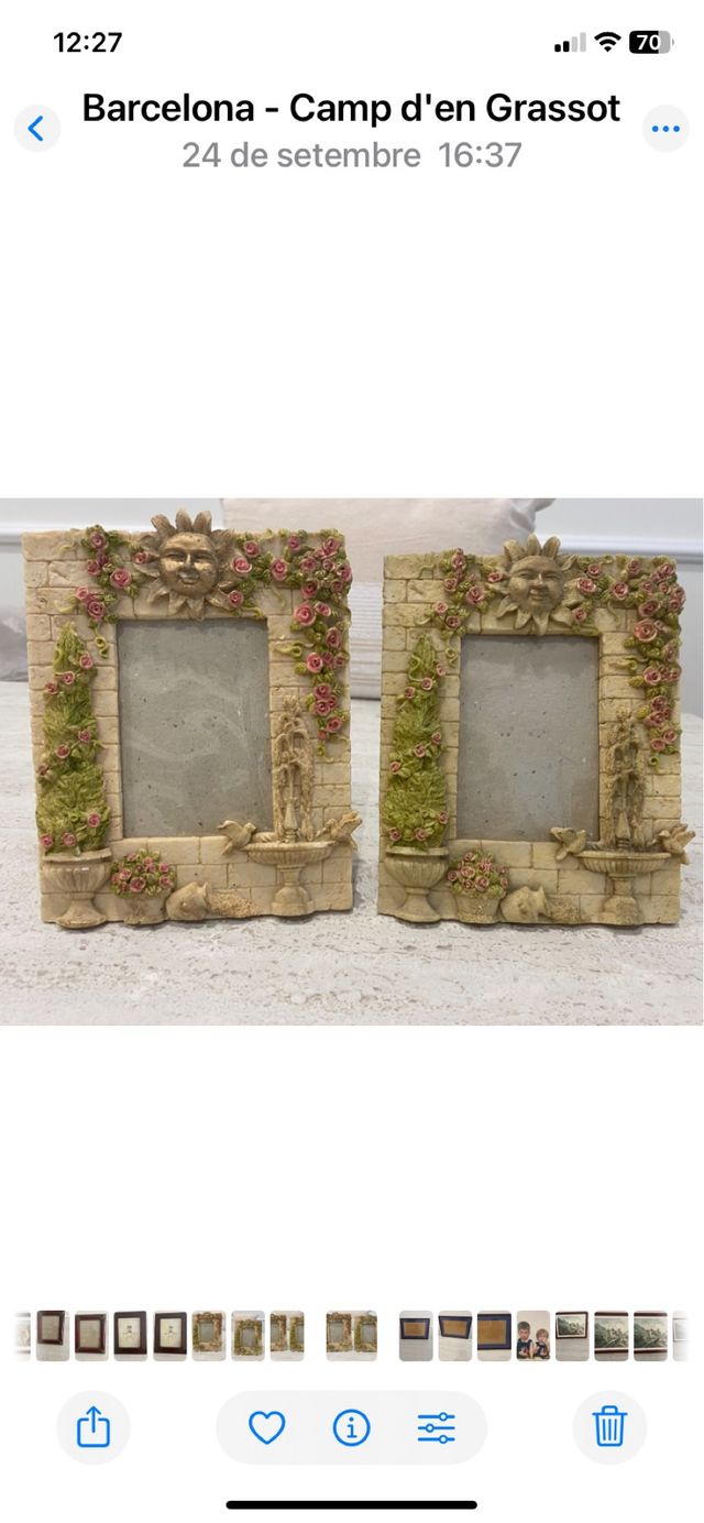 Marcos de fotos decorativos