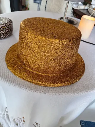 Sombrero Fiesta Dorado Brillante