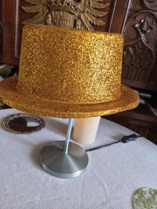 Sombrero Fiesta Dorado Brillante