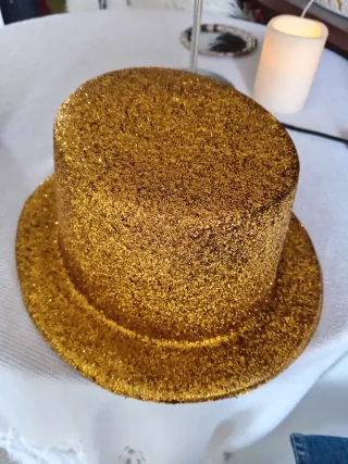 Sombrero Fiesta Dorado Brillante