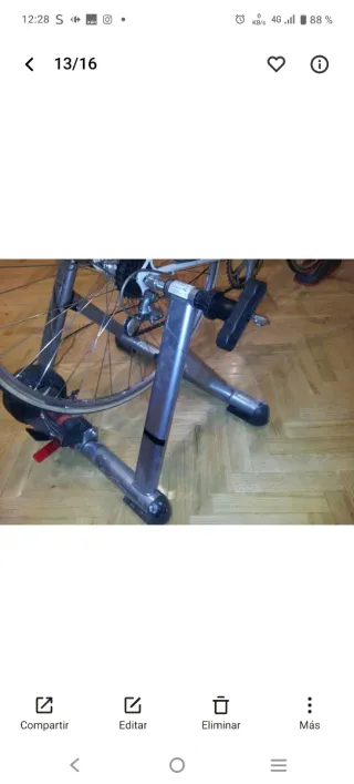 Rodillo entrenamiento bicicleta