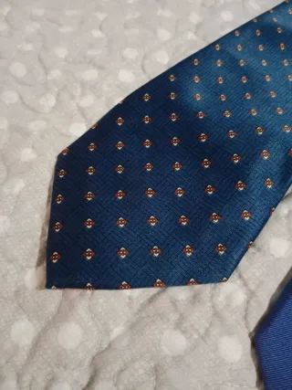 Lote 5 corbatas azules