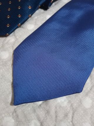 Lote 5 corbatas azules