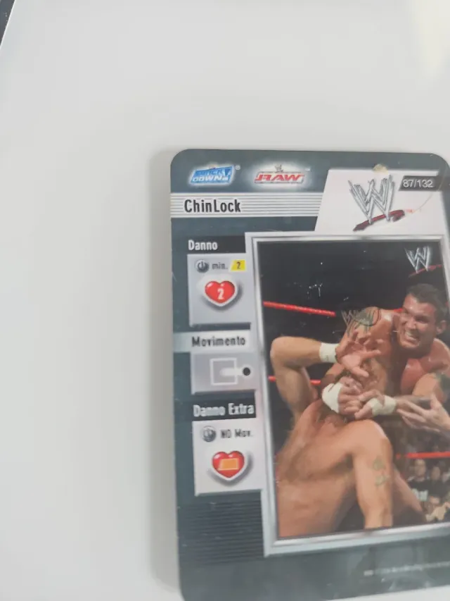 Carte WWE Raw Chin Lock 87/132