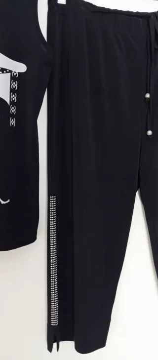 Conjunto Top y Pantalón Negro