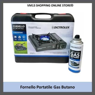 Fornello Portatile Gas Butano con Valigetta