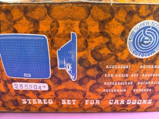 Coppia altoparlanti auto anni 70/80