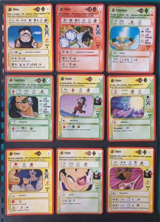 Dragonball Silver e Ted Cards