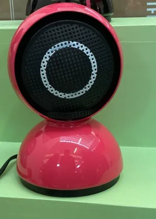 Lampada rossa e nera