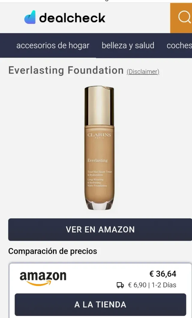 Clarins Everlasting Teint Mat 112C,27ml en total