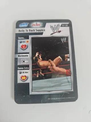 Carte WWE Belly To Back Supplex 76/132