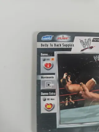 Carte WWE Belly To Back Supplex 76/132
